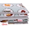 Bäddset / Sängkläder 2pcs 140x200 Junior - mynta djuren