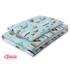Bäddset / Sängkläder 2pcs 140x200 Junior - mynta fartygen
