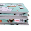 Bäddset / Sängkläder 2pcs 140x200 Junior - mynta fartygen