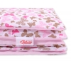 Bäddset / Sängkläder 2pcs 140x200 Junior - rosa fjärilar