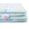 Bäddset / Sängkläder 2pcs 100x135 Mini - blå fjärilar