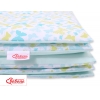 Bäddset / Sängkläder 2pcs 100x135 Mini - blå fjärilar