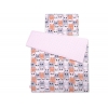 Bäddset / Sängkläder 2pcs 100x135 Mini - gray-pink cats