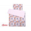 Bäddset / Sängkläder 2pcs 100x135 Mini - gray-pink cats
