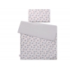 Bäddset / Sängkläder 2pcs 100x135 Mini - hedgehogs grå
