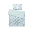 Bäddset / Sängkläder 2pcs 100x135 Mini -hedgehogs mynta
