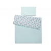 Bäddset / Sängkläder 2pcs 100x135 Mini -hedgehogs mynta