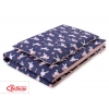 Bäddset / Sängkläder 2pcs 100x135 Mini - kaniner marinblå