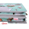 Bäddset / Sängkläder 2pcs 100x135 Mini - mynta fartygen