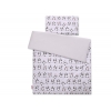 Bäddset / Sängkläder 2pcs 100x135 Mini - Panda grå