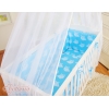 Bäddset / Sängkläder 6 stycken for bedside cot FABIO- Basic blå ugglor