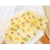 Bäddset / Sängkläder 6 stycken for bedside cot FABIO- Basic cream ugglor
