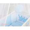 Bäddset / Sängkläder 6 stycken for bedside cot FABIO- Little Prince/Princess blå