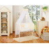 Bäddset / Sängkläder 6 stycken for bedside cot FABIO- Little Prince/Princess cream