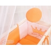 Bäddset / Sängkläder 6 stycken for bedside cot FABIO- Little Prince/Princess peach