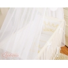 Bäddset / Sängkläder 6 stycken for bedside cot FABIO- Little Prince/Princess vit