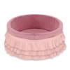Bollhav med volanger utan bollar, Bollpool - pastel rosa
