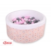Bollhav minky med 200 bollar, Bollpool - ballerinas rosa