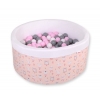 Bollhav minky med 200 bollar, Bollpool - ballerinas rosa