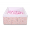 Bollhav minky med 200 bollar, Bollpool - ballerinas rosa