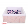 Bollhav minky med 200 bollar, Bollpool - ballerinas rosa