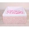 Bollhav minky med 200 bollar, Bollpool - ballerinas rosa