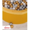 Bollhav minky med 200 bollar, Bollpool - honig gelb