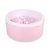 Bollhav minky med 200 bollar, Bollpool - rosa