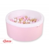 Bollhav minky med 200 bollar, Bollpool - rosa