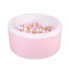 Bollhav minky med 200 bollar, Bollpool - rosa