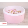 Bollhav minky med 200 bollar, Bollpool - rosa