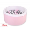Bollhav minky med 200 bollar, Bollpool - rosa