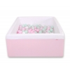 Bollhav minky med 200 bollar, Bollpool - rosa