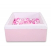 Bollhav minky med 200 bollar, Bollpool - rosa