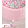 Bollhav minky med 200 bollar, Bollpool- rosa