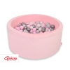 Bollhav minky med 200 bollar, Bollpool - rosa