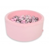 Bollhav minky med 200 bollar, Bollpool - rosa