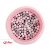 Bollhav minky med 200 bollar, Bollpool - rosa