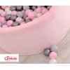 Bollhav minky med 200 bollar, Bollpool - rosa