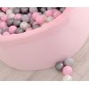 Bollhav minky med 200 bollar, Bollpool - rosa