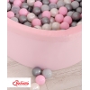 Bollhav minky med 200 bollar, Bollpool - rosa