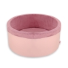 Bollhav minky utan bollar - pastel rosa