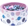 Bollhav rosa med bollar 7cm - planeter