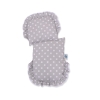 Dockvagn i Rotting med Bäddset Vita Prickar på Grå
