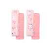 Double sided pads BOBONO for seat belts - ballerinas rosa/pulverrosa