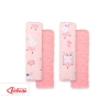 Double sided pads BOBONO for seat belts - ballerinas rosa/pulverrosa