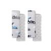 Double sided pads BOBONO for seat belts - gray kaniner/grå