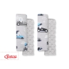 Double sided pads BOBONO for seat belts - gray kaniner/grå