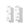 Double sided pads BOBONO for seat belts - moln grå/grå