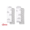 Double sided pads BOBONO for seat belts - moln grå/grå